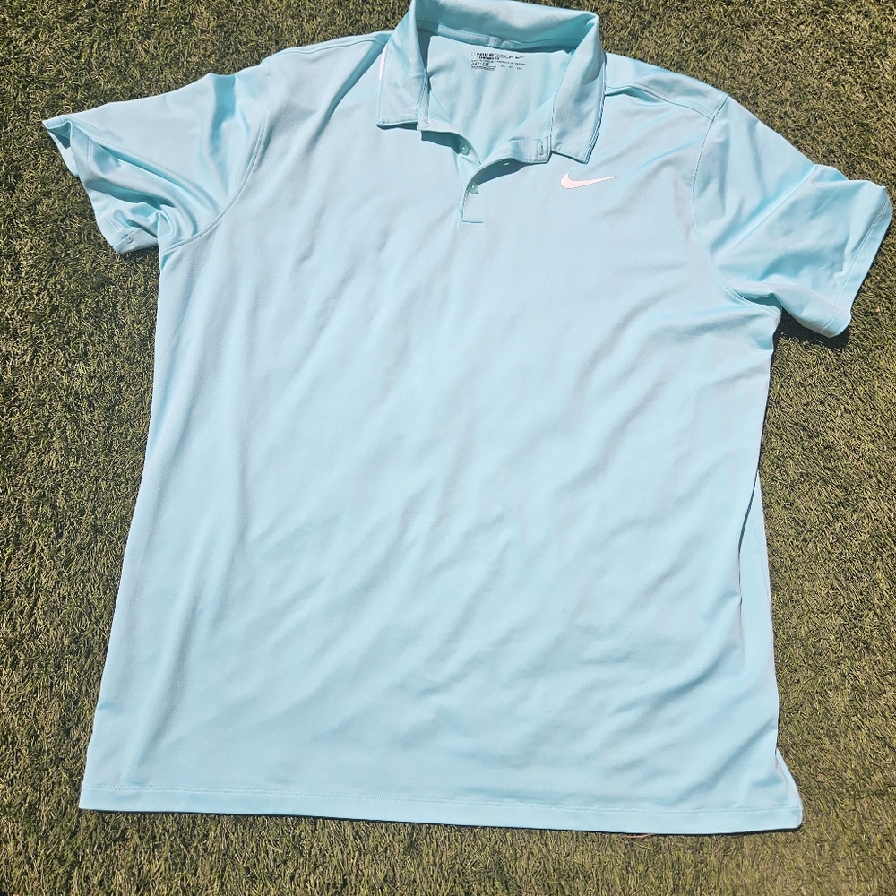 Nike Men’s Golf Polo Shirt DRI-FIT Size XXL Standard Fit Mint Green